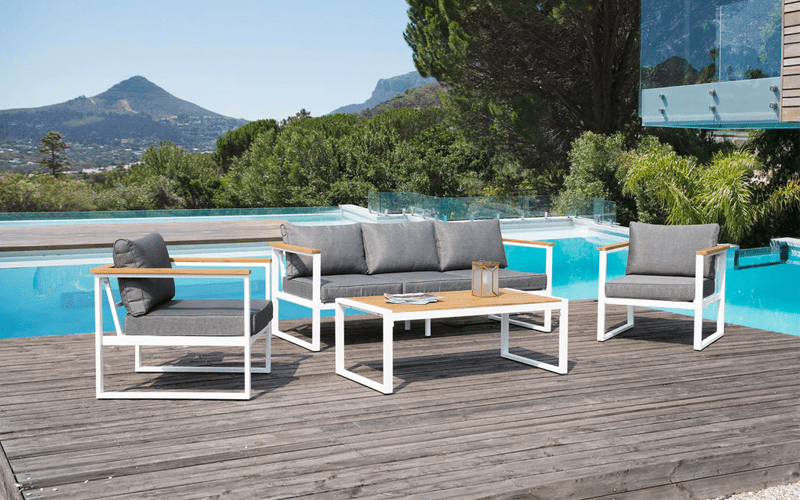 Aluminum frame outdoor sofas set lohabour