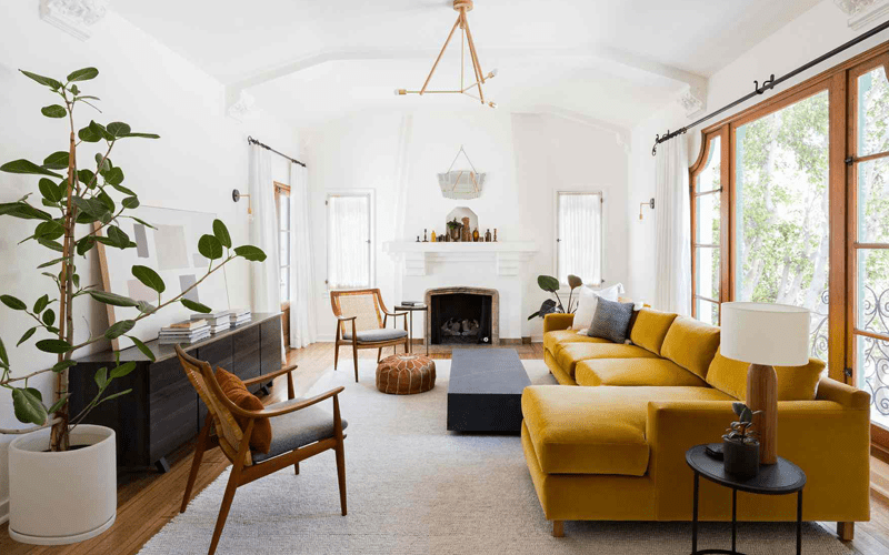 Velvet fabric living room couches lohabour