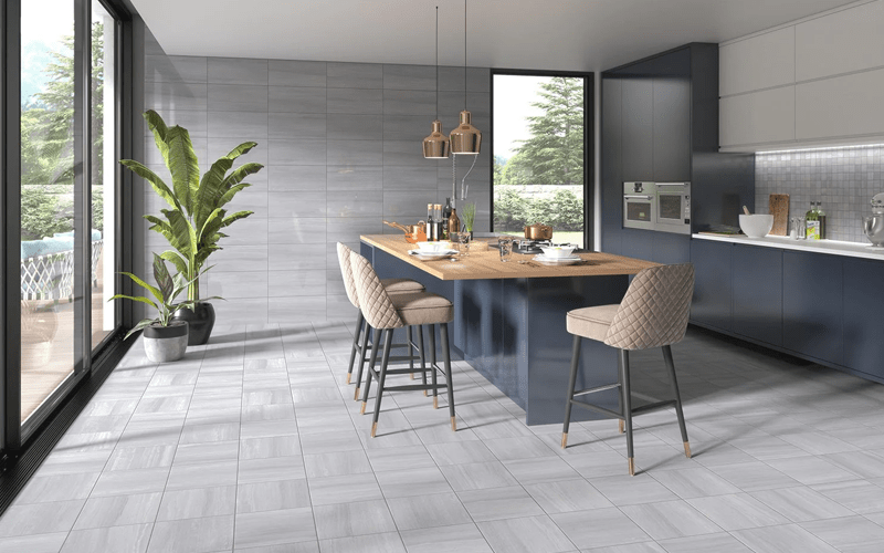 Kitchen cabinet grey lohabour