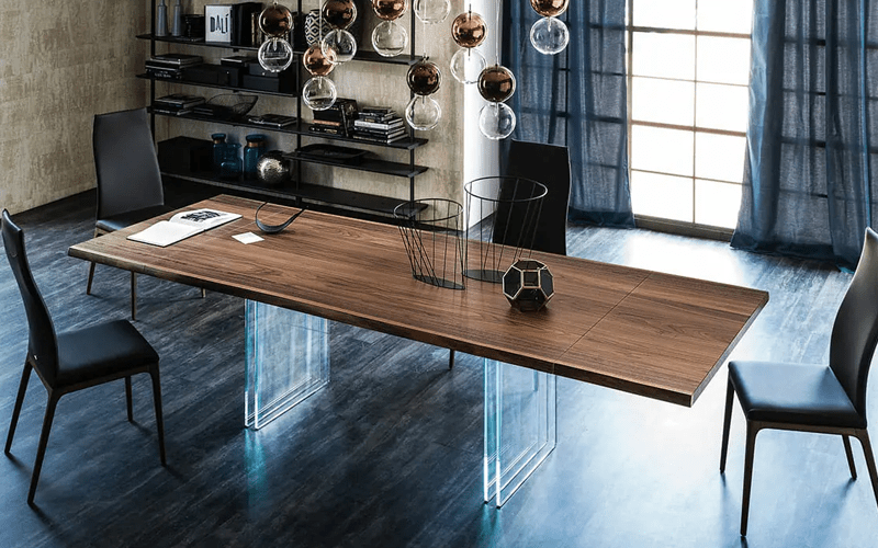 Modern wooden dining table lohabour