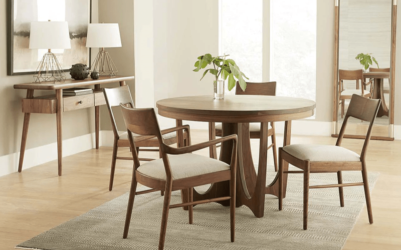 Wood dining table lohabour