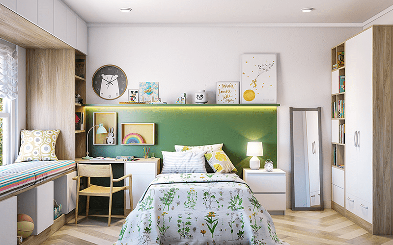 Environmental furniture kids children bedroom bunk bed lobabour