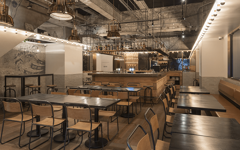 Retro industrial style bistro dining table and chairs lohabour