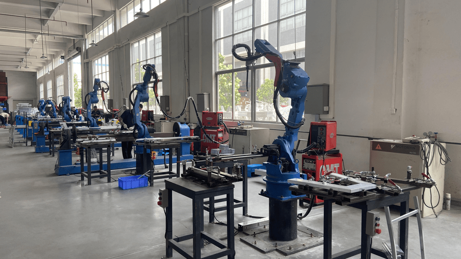 Robotic welding in modern metal furniture manufacturing