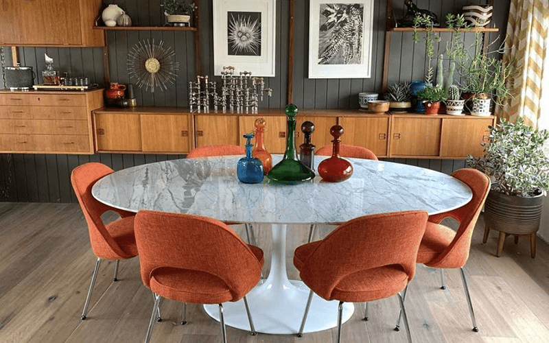 Modern dining table for contemporary interior furniture design