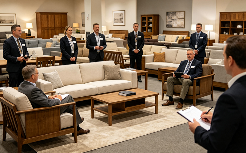 When Multiple Accounts Show the Same Furniture Showroom