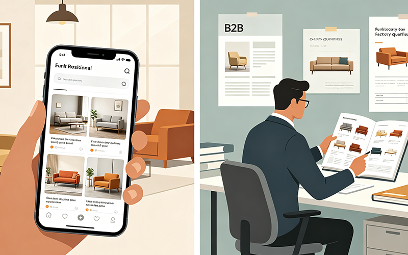 Two Types of Furniture Buyers on Instagram