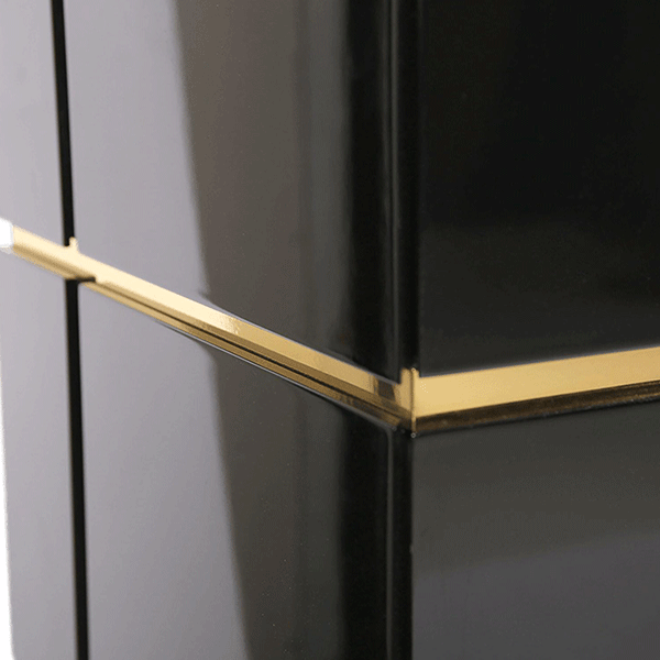 Custom furniture with painted and lacquered surface finish