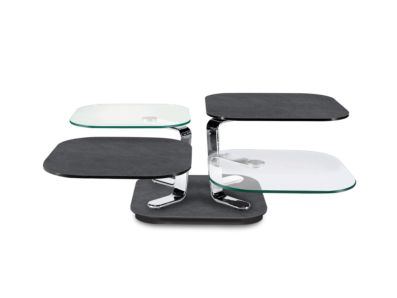 Giro — Table basse réglable multi-niveaux