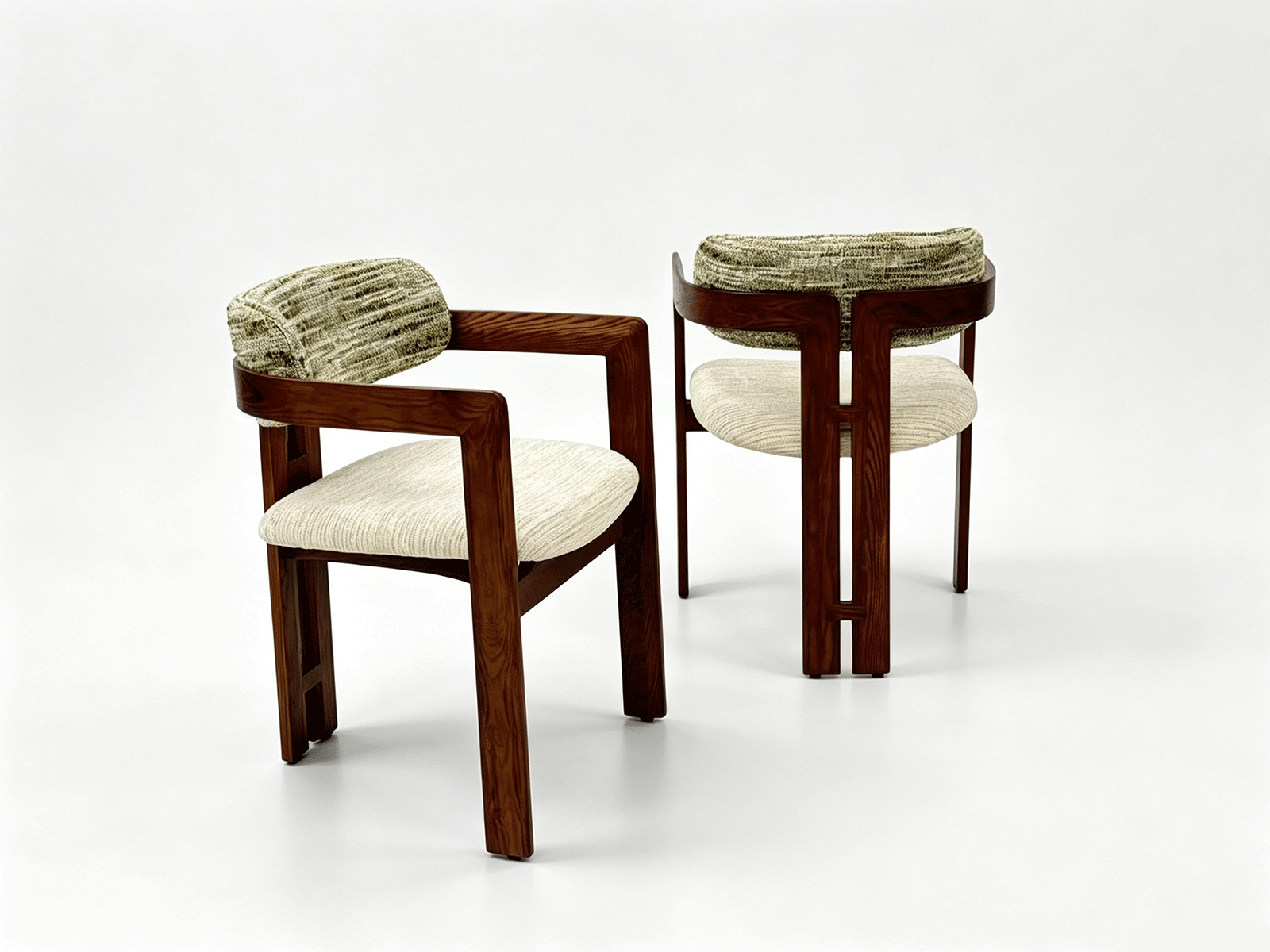 Struttura — Walnut Architectural Dining Chair