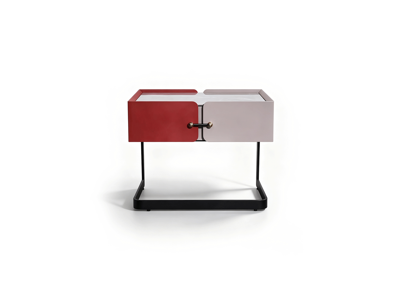 Duo — Two-Tone Modern Nightstand