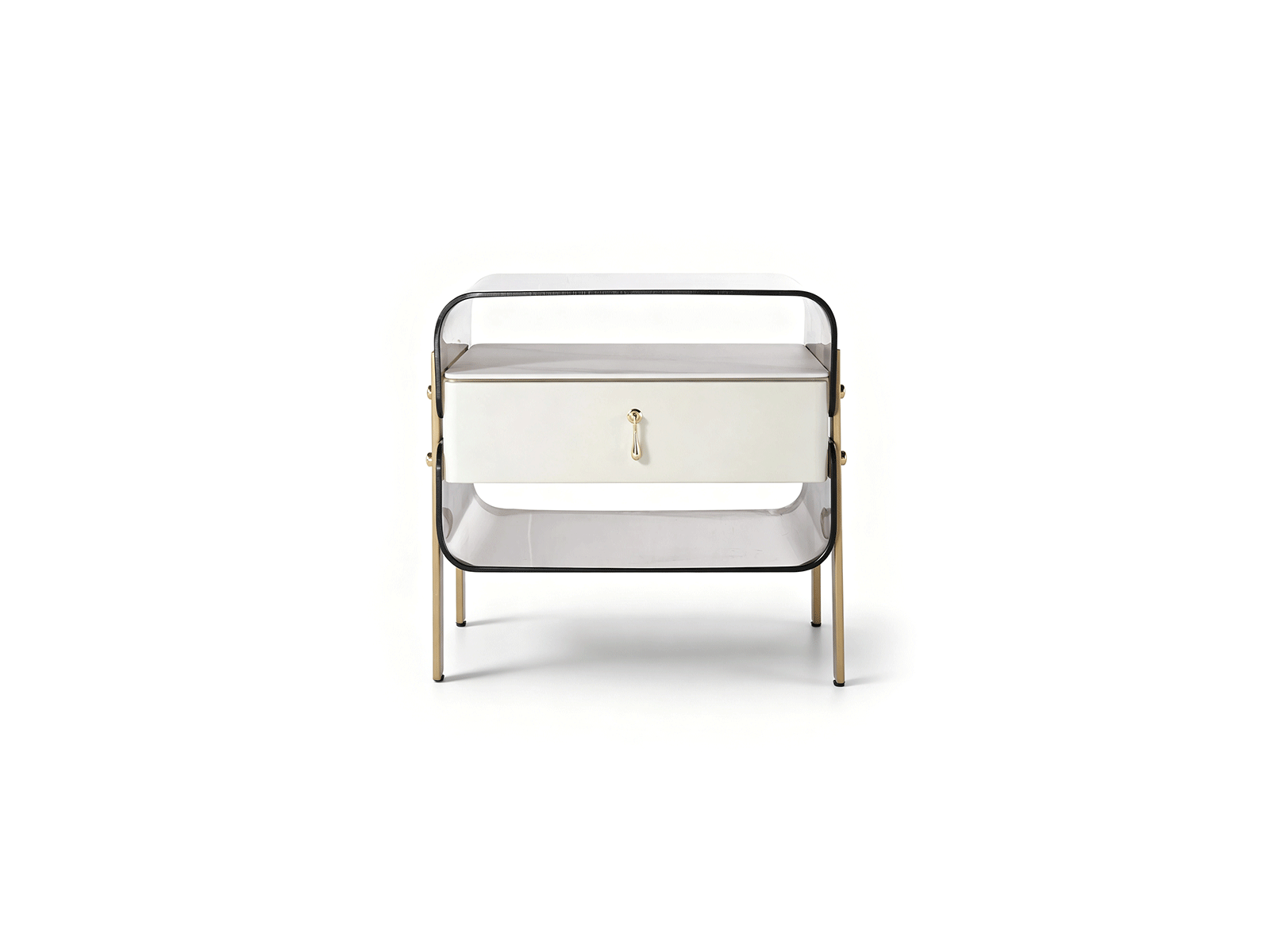 Vetro — Transparent Acrylic Nightstand