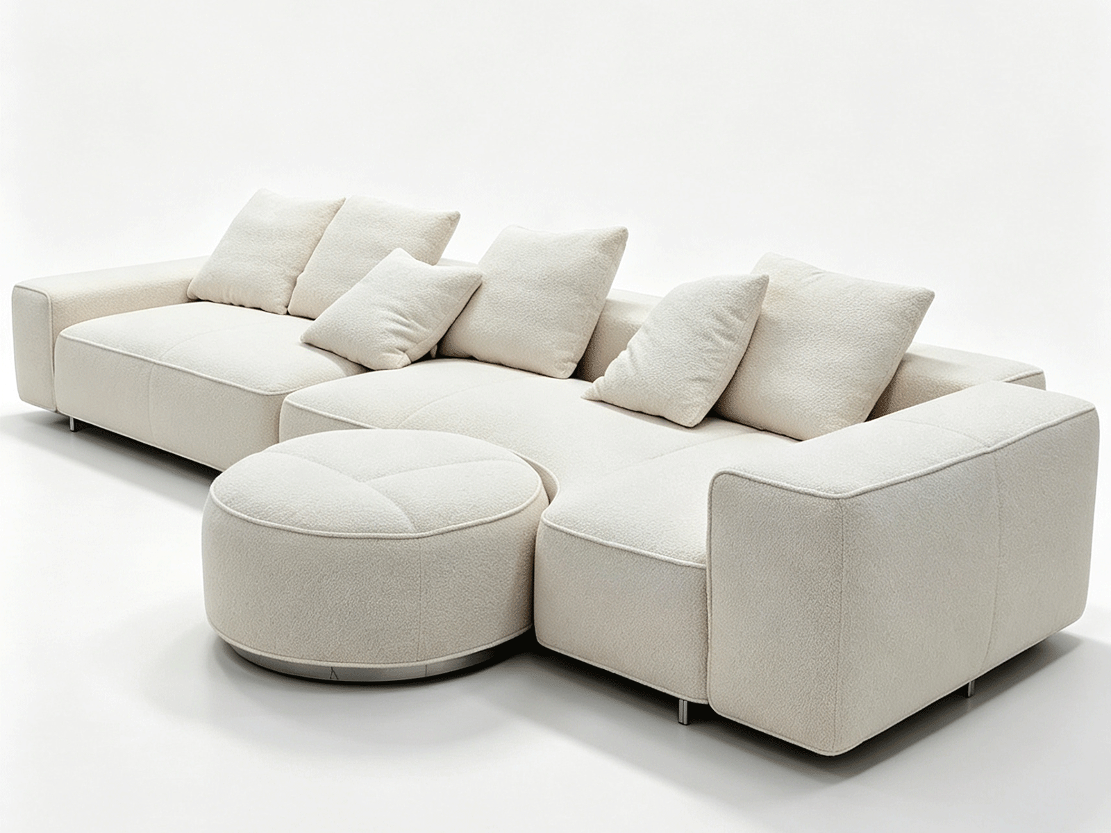 Alba — Boucle Modular Sectional Sofa