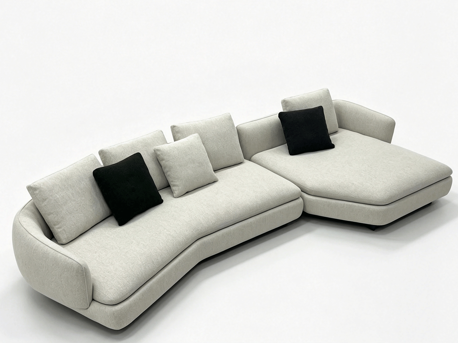 Siena Curve — Curved Modular Sectional Sofa