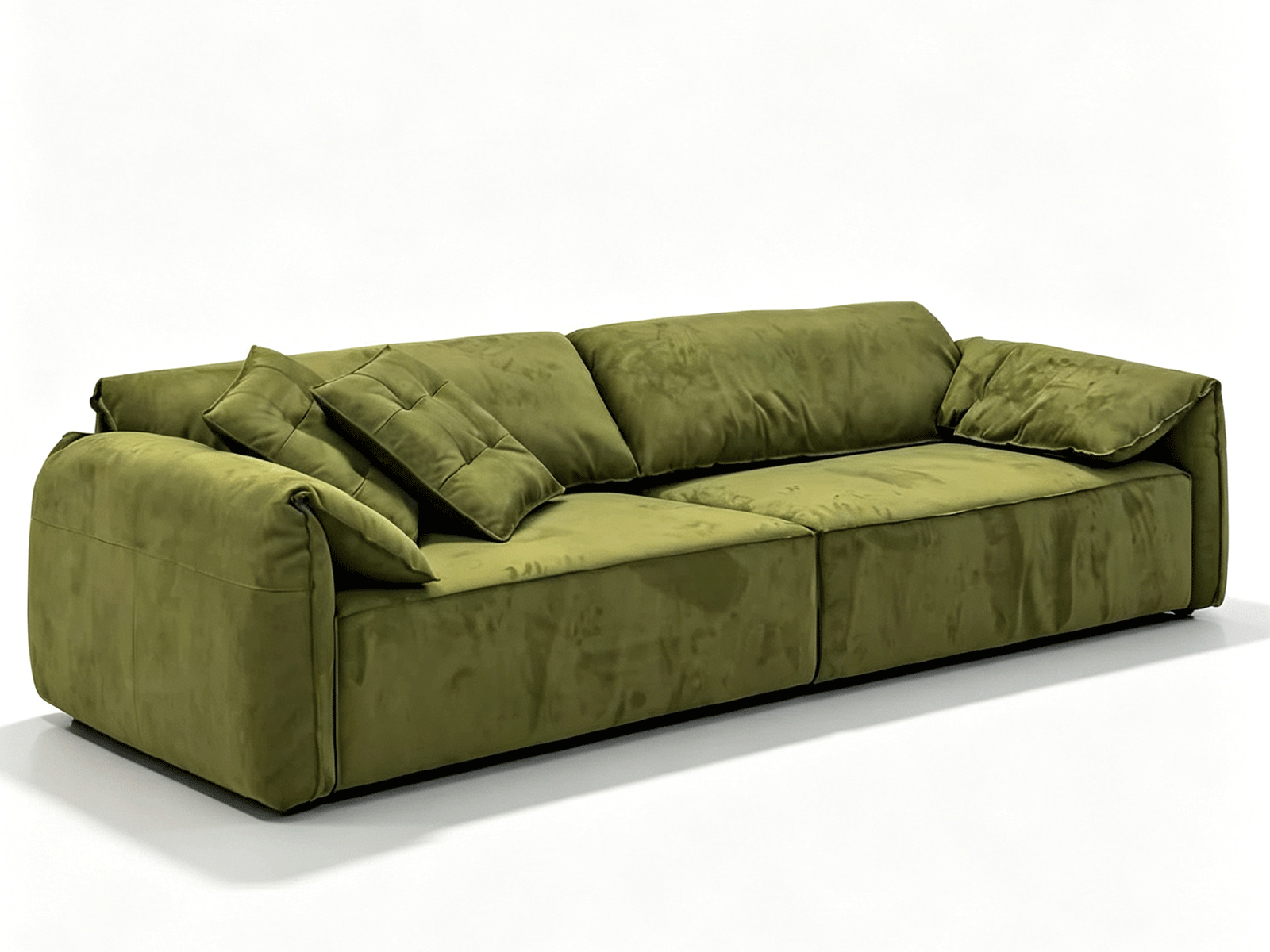 Verde Horizon — Velvet Modular Lounge Sofa
