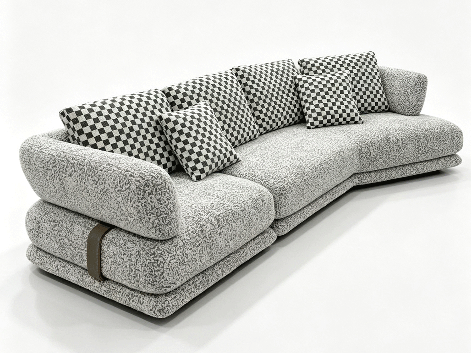 Vespera — Boucle Modular Sectional Sofa