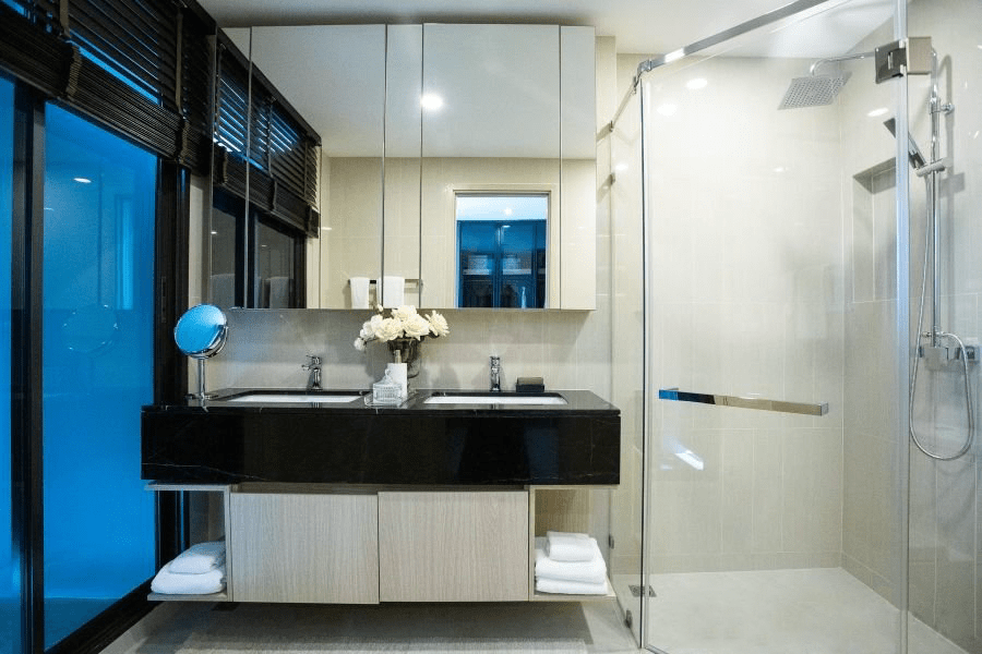 Bathroom furniture and storage