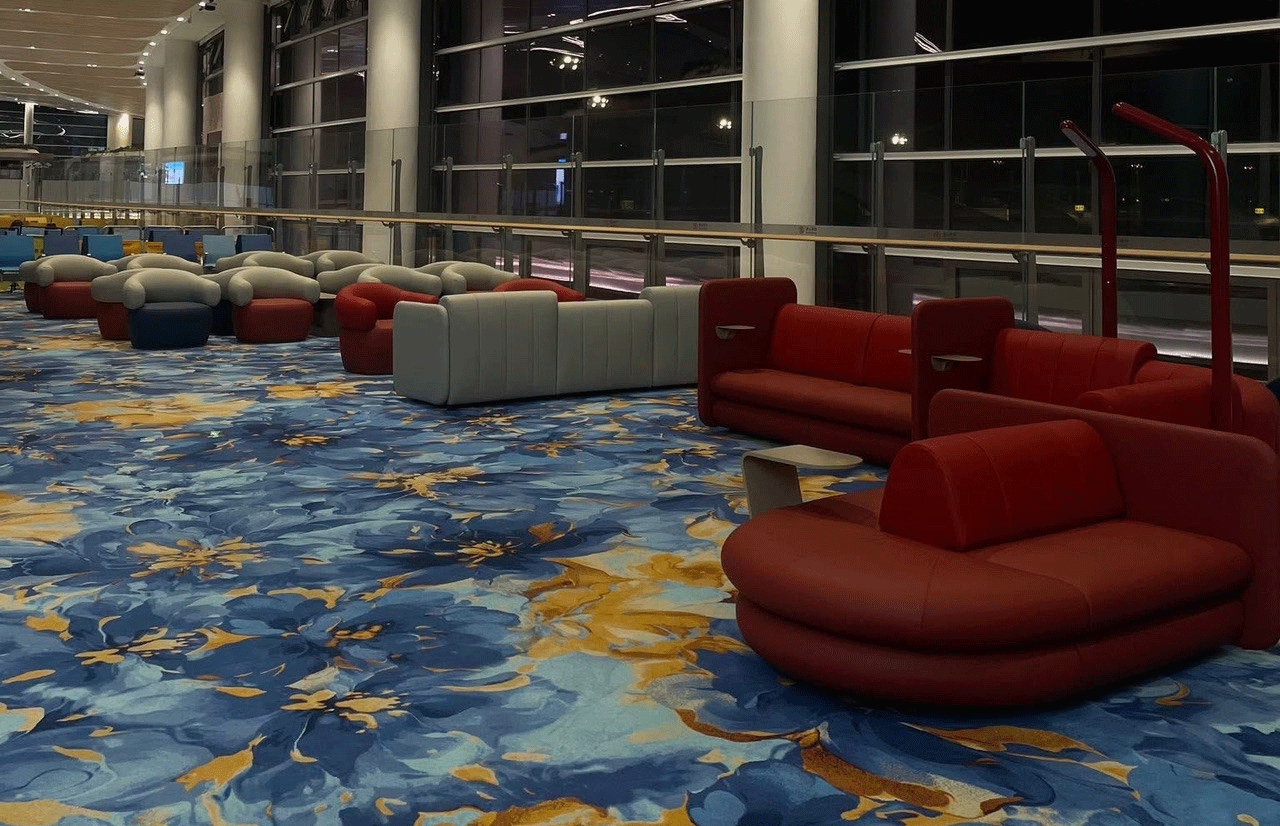 Creating Comfortable Spaces Within a Busy Terminal.