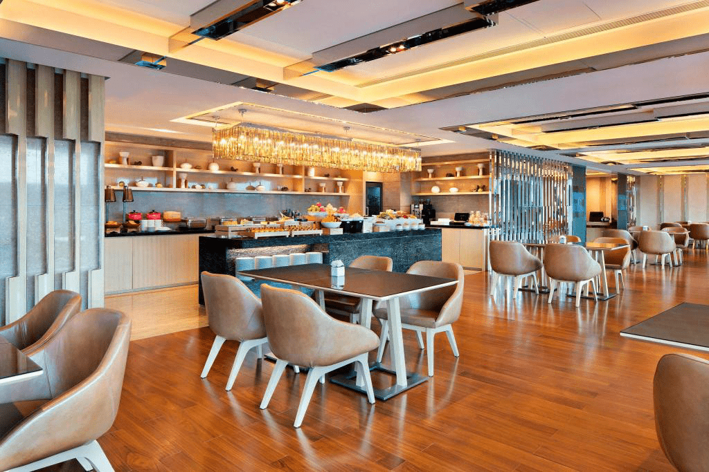 The Same Design Language Extends Into Dining Spaces.