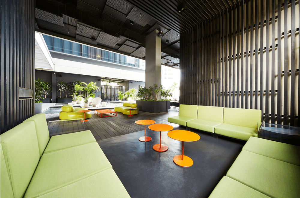 Furniture for Social Spaces and Evening Hospitality.
