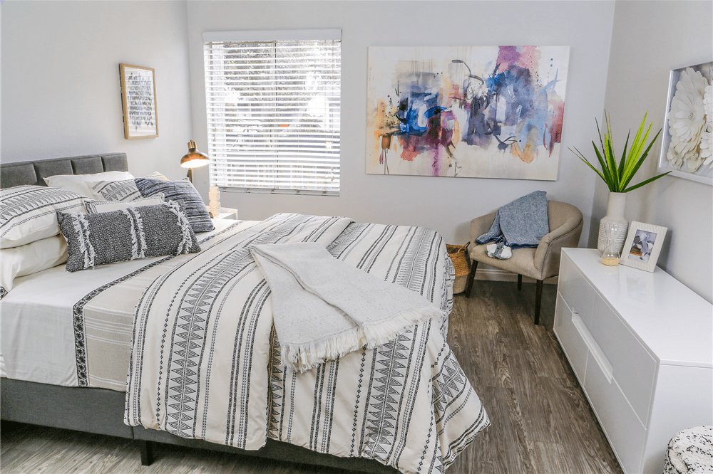 Queen-size bed